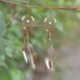 2X (ékszer barna hosszú toll Dreamcatcher fülbevaló hippi toll Mini Drea A9T2