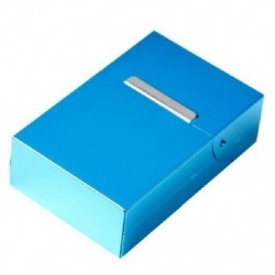 2X (Sky Blue doboz alumínium ötvözetből / cigaretta tokból 20 cigaretta F7Q4-hez)