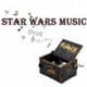 Új, a Black Star Wars zenei dobozos játék, a trónok kastélya az égen, kézifutó O1J6