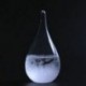 1X (Időjárás-előrejelzés Crystal Tempo csepp víz alakú Storm Glass Home D V4H7