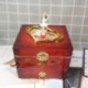 Tánc Ballerina Music Box Műanyag ékszerdoboz Lányok körhinta Kézi hajtókar Z2H6