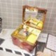 Tánc Ballerina Music Box Műanyag ékszerdoboz Lányok körhinta Kézi hajtókar Z2H6