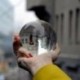 4X (átlátszó üvegből készült kristálygömb gyógyító gömbfotózás, a Lensball DecorM8F3 fotós kellékei