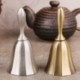 2X (kézi csengő, 2 db. Hívás csengővel esküvői csengővel Vacsora Bell Pewter Classroom Bell E0Q3