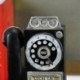 Lakberendezés Vintage telefon modell falikar kézműves díszek Retro Home A6Q9