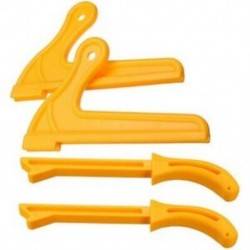 2X (4db T1 T2 kézvédő fűrészpor fafűrész tolóbilincs készlet W5F6 ácshoz)