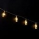 9X (iszlám Eid Ramadan muszlim Led String Light 1,65m 10 Led Szív Holdöntvény R2F7