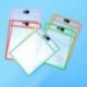 5X (10 darabos levélpapír tárolótáskák, iskolai irodai kellékek átlátszó Pvc Sew D7P5