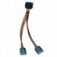 1X (6in SATA Power Y Splitter kábel adapter - M / F (tápkábel) L4H1)