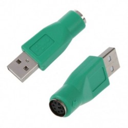 1X (2 x PS / 2 aljzat USB-csatlakozóhoz adapter átalakító a Z4N8 billentyűzet egérhez)