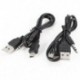 1X (USB 2.0 - Mini A hím 3,5 mm-es dugaszos audio adatkábel 45 cm 2 db L9K5)