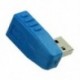 1X (Kék függőleges balra fordított 90 fokos USB 3.0 bemeneti csatlakozó H0N0 csatlakozóhoz - női adapterhez)