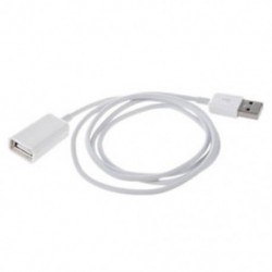 USB A férfi és a női M / F hosszabbító kábel fehér 40 U8S1