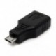1X (Mini USB 2.0 aljzat - Micro USB B 5 tűs aljzat F / M csatlakozó OTG adapter Con E0U6
