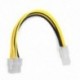ATX 4 tűs aljzat - EPS 8 tűs aljzat hálózati kábel adapter CPU Power K5O4