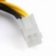 ATX 4 tűs aljzat - EPS 8 tűs aljzat hálózati kábel adapter CPU Power K5O4