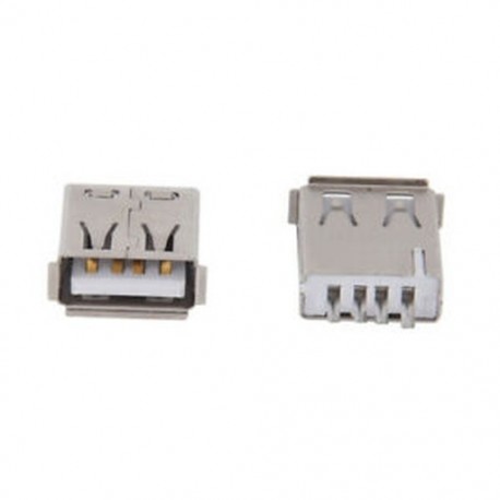10 db egyenes forrasztható USB A típusú csatlakozó Z5L1 dugaszoló aljzathoz
