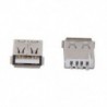 10 db egyenes, forrasztható USB A típusú dugaszoló csatlakozó, O1E1 csatlakozó