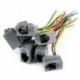 10 db 616E 4P4C RJ9 női telefoncsatlakozó adapter 4 vezetékkel, 8 cm-es Y2O8