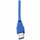 0,3m - SuperSpeed USB 3.0 bemeneti és női adatkábel-hosszabbító kábel a C @ E4T6 PC laptophoz