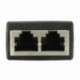 2 portos RJ45 Splitter adapter LAN hálózati Ethernet Extender csatlakozódugasz L G4E1
