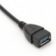 1X (Usb 3.0 szög, 90 fokos hosszabbító kábel, aljzat a nő adapterhez, W4R9 adatkábel)