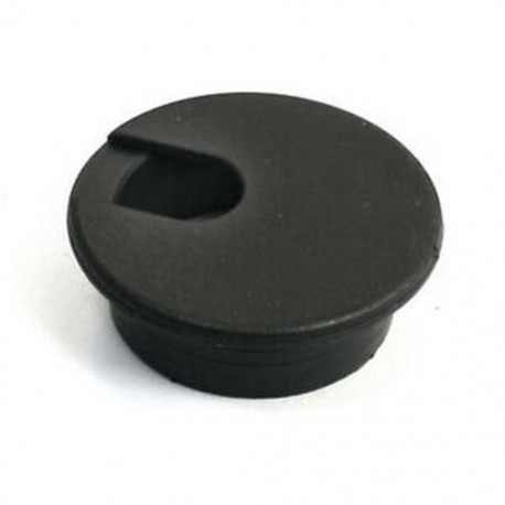1X (fekete, kerek műanyag számítógépasztal kábelhéj lyukfedél 35mm 8Pcs A2X8)