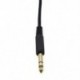 1X (3,5 mm M / 2F 15 cm sztereó fejhallgató audio hosszabbító kábel   B3X5 hangerőszabályzó)
