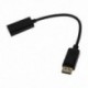 Kijelzőport DP hím-HDMI csatlakozó adapter kábel Video Audio K5O7