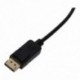 Kijelzőport DP hím-HDMI csatlakozó adapter kábel Video Audio K5O7