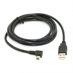 Mini B B típusú, 5 tűs, derékszögű, 90 fokos szög, az USB 2.0 belső adatkábelhez, T5U4
