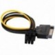 1X (SATA 15 - 6 tűs tápkábel 3-pack 15-tű SATA - 6 tűs pci Express T7S2