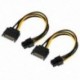 1X (SATA 15 - 6 tűs tápkábel 3-pack 15-tű SATA - 6 tűs pci Express T7S2