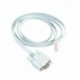 72-3383-01 1,5 m-es DB9 csatlakozó konzolkábel, RJ45 aljzathoz, Cisco K8G1