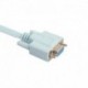 72-3383-01 1,5 m-es DB9 csatlakozó konzolkábel, RJ45 aljzathoz, Cisco K8G1