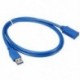 3Ft 1M USB 3.0 A Hálózati dugasz a női szuper sebességű hosszabbító kábelhez az E1L8 PC-s laptophoz