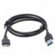 USB 3.0 tápegység-szinkron töltő kábel a Toshiba külső merevlemez-meghajtó U2U6 számára