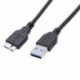 USB 3.0 tápegység-szinkron töltő kábel a Toshiba külső merevlemez-meghajtó U2U6 számára