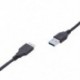 USB 3.0 tápegység-szinkron töltő kábel a Toshiba külső merevlemez-meghajtó U2U6 számára