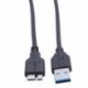 USB 3.0 tápegység-szinkron töltő kábel a Toshiba külső merevlemez-meghajtó U2U6 számára