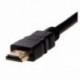 Dupla HDMI dugasz és HDMI aljzat adapterkábel csatlakoztatása 30 cm (fekete) E8L1