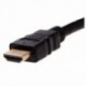 Dupla HDMI dugasz és HDMI aljzat adapterkábel csatlakoztatása 30 cm (fekete) E8L1
