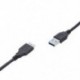 USB 3.0 tápegység-szinkron töltő kábel a Toshiba külső merevlemez-meghajtó E1S6 számára