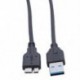 USB 3.0 tápegység-szinkron töltő kábel a Toshiba külső merevlemez-meghajtó E1S6 számára