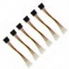 6X új IDE / Molex 4-tűs aljzathoz soros ATA SATA 15-pólusú dugaszoló adapterhez F1U3