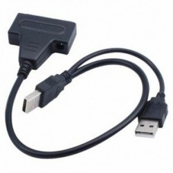 USB 2.0 - IDE SATA S-ATA 2,5 / 3,5 hüvelykes adapter HDD / SSD laptop merevlemezhez V9Q7