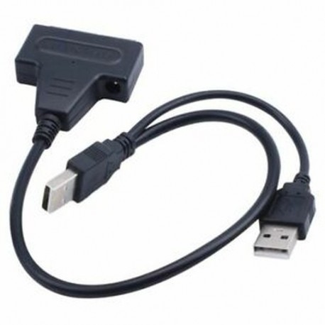 USB 2.0 - IDE SATA S-ATA 2,5 / 3,5 hüvelykes adapter HDD / SSD laptop merevlemezhez V9Q7