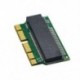 1X (12 és 16 tűs Ngff M.2 Nvme Ssd konvertáló kártya adapterkártya MacBook Air H3A5-hez)