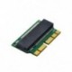 1X (12 és 16 tűs Ngff M.2 Nvme Ssd konvertáló kártya adapterkártya MacBook Air H3A5-hez)