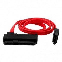 SFF-8482 SAS 29 tűs, 15 tűs és 7 tűs SATA hálózati adapter kábel piros, T1G8